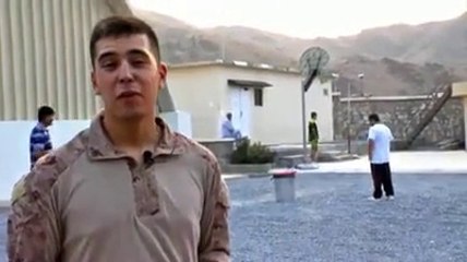 Pakistan Army, US Army and Afghan Army playing cricket together in Afghanistan