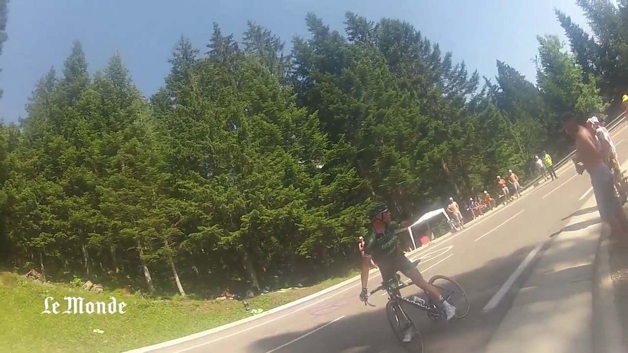 Tour de France : le cycliste Voeckler s'emporte contre un spectateur