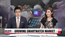 Shipments of smartwatches to grow 268percent next year Research firm