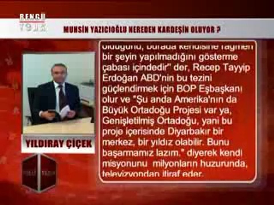 KÖŞELİ YAZILAR - YILDIRAY ÇİÇEK 21.07.2014