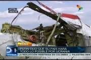 Pdte. Putin: tragedia del vuelo MH17 no debe ser usada políticamente