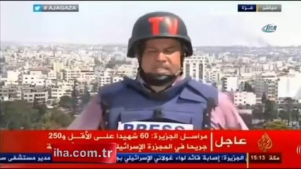 Muhabir ağlayarak canlı yayını terk etti