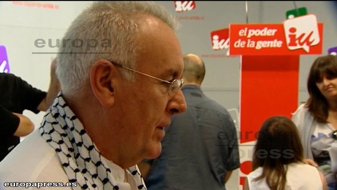 IU pide a Rajoy que condene los "crímenes" de Israel