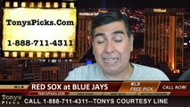 Toronto Blue Jays vs. Boston Red Sox Pick Prediction MLB Odds Preview 7-21-2014