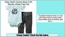 Low Price Carters Boys 0-24 Months Whale Pant Set