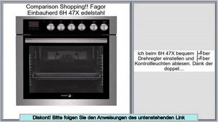 G�nstige Angebote Fagor Einbauherd 6H 47X edelstahl