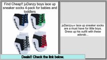 Clearance juDanzy boys lace up sneaker socks 4-pack for babies and toddlers