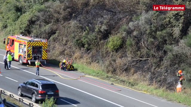 Plérin (22). RN12 : la fumée provoque un bouchon