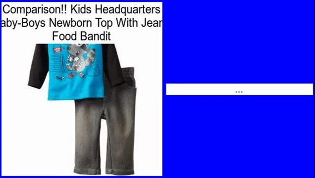 Best Brands Kids Headquarters Baby-Boys Newborn Top With Jeans Food Bandit