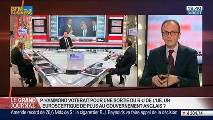 Hervé Juvin et Benaouda Abdeddaïm, dans Le Grand Journal – 21/07 3/7