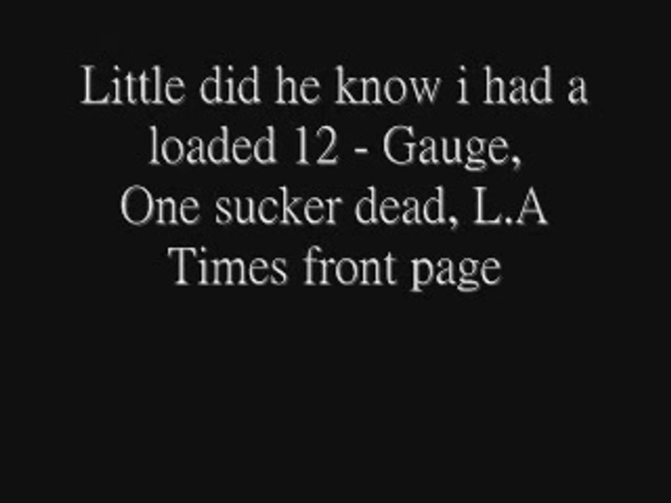 Boyz N The Hood Eazy E (Lyrics) Vidéo Dailymotion