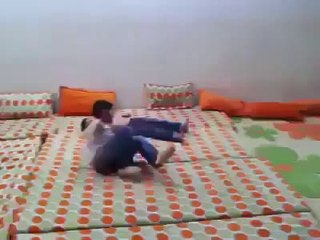 Funny Wrestling - Arab Kids Wrestling in Room