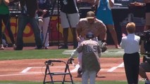105-Year-Old Woman Throws First Pitch At Padres Game
