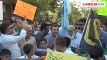 İsrail'in Gazze'ye saldırılarının protesto edilmesi -