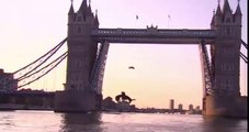 Dragon Unleashed Under Tower Bridge in Promotional Stunt