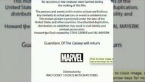 GUARDIANS OF THE GALAXY End Credits Scroll Released - AMC Movie News