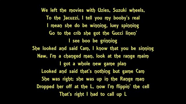 CAM'RON (feat. Juelz Santana) - Hey Ma (Lyrics)