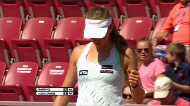 WTA Bastad Barthel bt. Soler-Espinosa (6-2 4-6 7-5) | By: findreplay.com