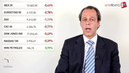 21.07.14 · Moderados descensos manteniendo el rango lateral - Visión de los gestores en el cierre del mercado