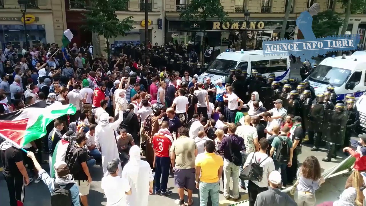 Manifestation pro-palestinienne du 19 juillet à Paris