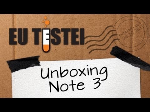 Galaxy Note 3 N9005 Samsung Smartphone - Vídeo Unboxing Brasil