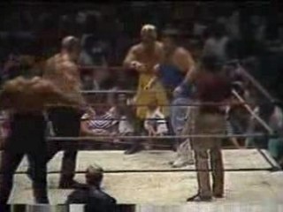 Road Warriors vs Lawler and Idol 1980s