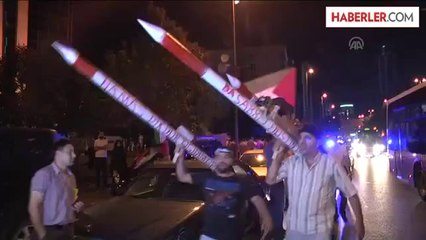 İsrail'in Gazze saldırılarının protesto edilmesi -