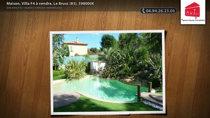 Maison, Villa F4 à vendre, Le Brusc (83), 598000€