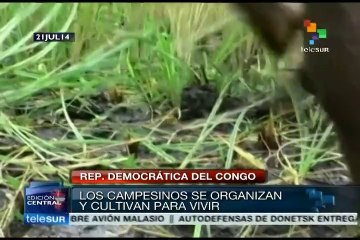 Campesinos del Congo sobreviven gracias a la organización comunitaria