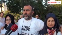 İsrail'i protesto etmek için ailesiyle Gazze'ye yürüyüş başlattı -