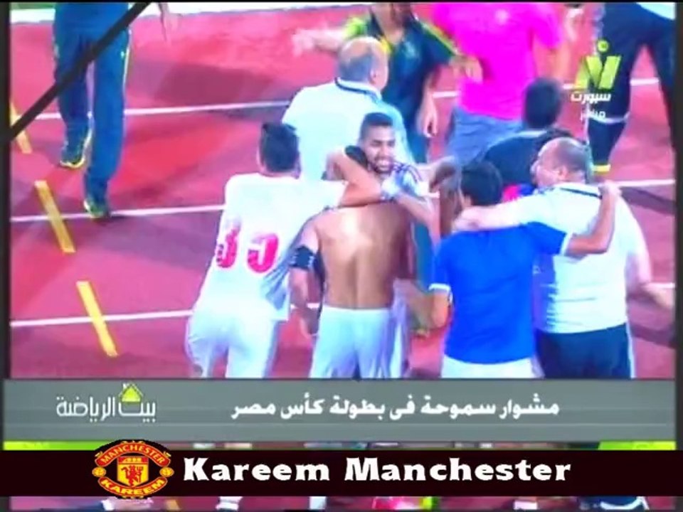الاعلاميان خالد لطيف وسماح عمار في بيت الرياضه مع  محمد سعد والاستاذ بليغ ابو عايد 21 يوليو 2014