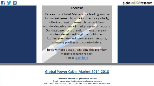 Strengthening of transmission network has increased demand in the power cable industry