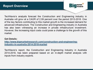 Construction and Engineering Industry in Australia 2014-2018