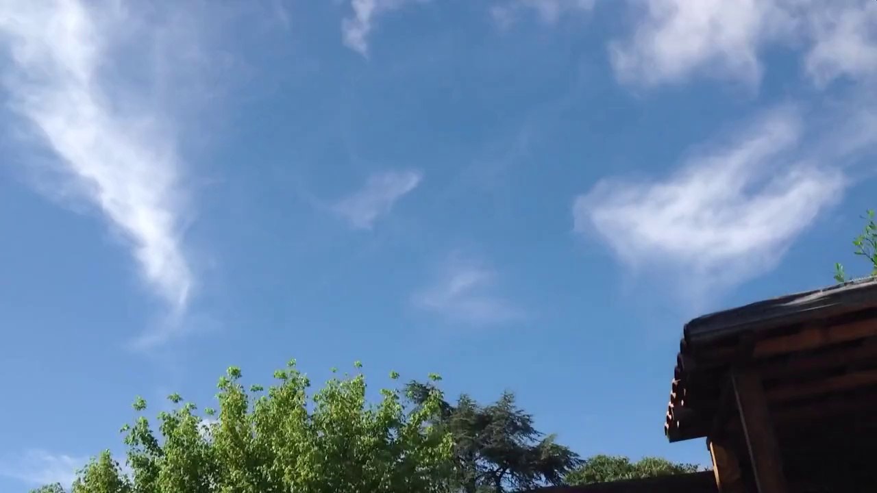 Timelapse dans les nuages