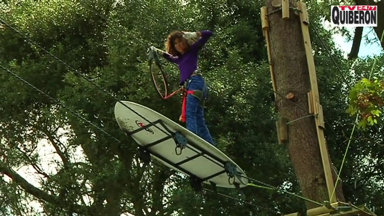 Belle-Île-en-Mer  |  Ils font du Surf dans les Arbres  |  TVBI Belle-Île Télévision