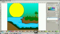 Inkscape Dibujando Anime Caricatura Practica Corta Valle Sol En Linux Fedora 20