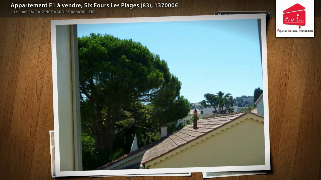 Appartement F1 à vendre, Six Fours Les Plages (83), 137000€