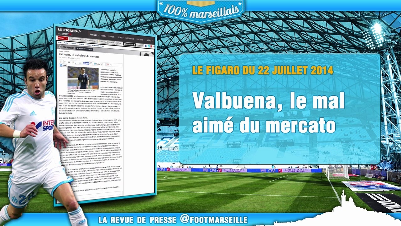 OM : l'inauguration du Vélodrome, Valbuena le mal-aimé... La revue de presse de l'Olympique de Marseille !