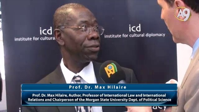 Prof. Dr. Max Hilaire, Author, Professor of International Law and International Relations and Chairperson of the Morgan State University Department of Political Science