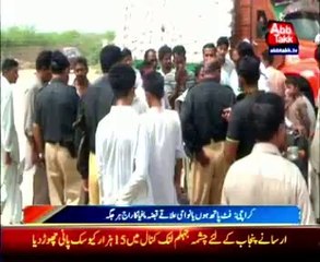 Action against land grabbers in Karachi