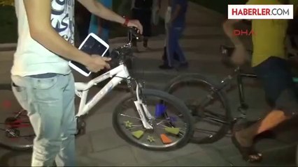 Çalıntı Bisikletle, Sahibine Yakalanınca Gözyaşlarına Hakim Olamadı