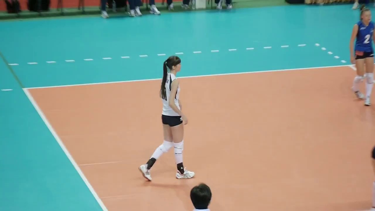 哈薩克Sabina發球(U19亞青女排賽-哈薩克vs韓國)