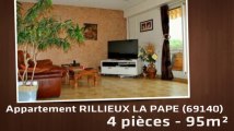 A vendre - Appartement - RILLIEUX LA PAPE (69140) - 4 pièces - 95m²