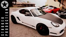 Porsche Cayman R pure sound - BBi Race Headers   PSE - Motorsportive day 2014