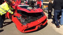 Ferrari 458 Speciale Destroyed During Track Day In South Africa