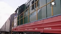 Ucraina: arrivato a Kharkiv il treno con spoglie vittime disastro aereo