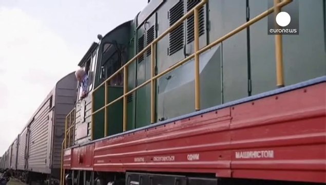MH17: Bodies arrive in Kharkiv
