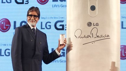 Amitabh Bachchan Launches LG's New Smart Phone G3 !