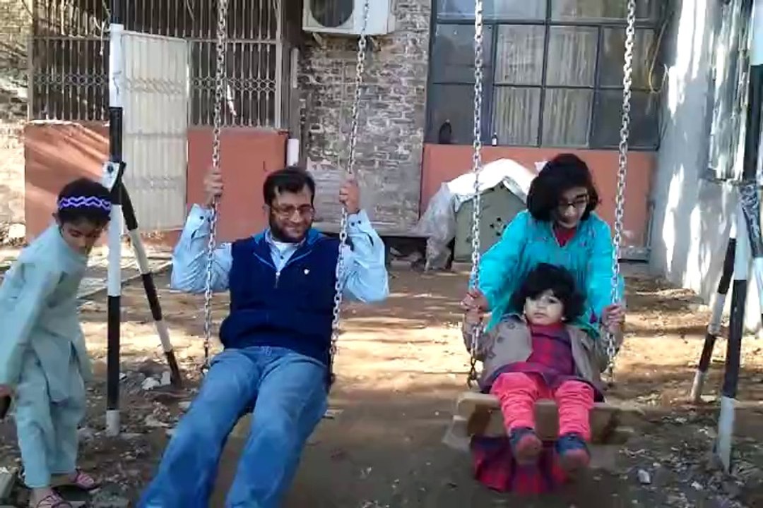 Angi with kids