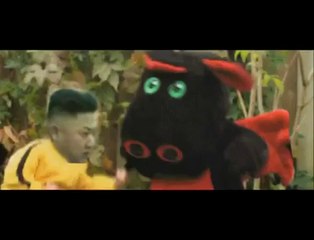 Kim Jong Un arm-wrestling Obama and dancing with Bin Laden